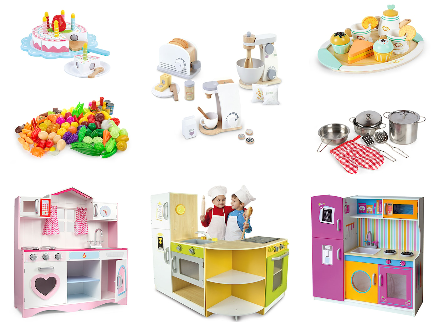 Drewniane i kolorowe kuchnie i akcesoria dla dzieci - zdjęcie od Leomark - Homebook