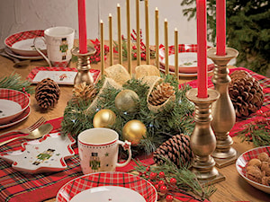 Świąteczny stół - świąteczna zastawa stołowa czerwona - zdjęcie od bricomarche.pl