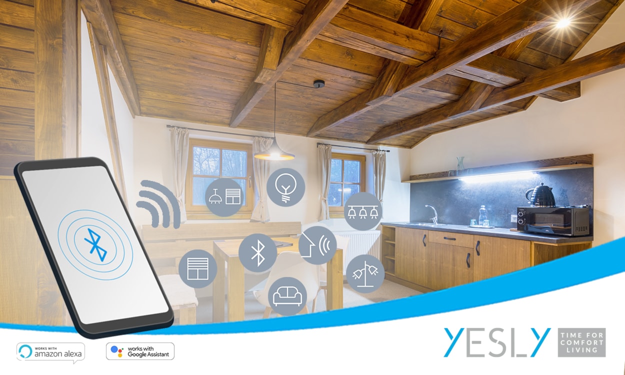 System smart home z komunikacją przez bluetooth