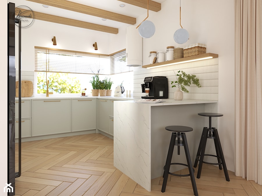Przytulny dom w klimacie boho - Kuchnia, styl rustykalny - zdjęcie od Kierunek na Wnętrza