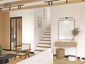 Przytulny dom w klimacie boho - Salon, styl rustykalny - zdjęcie od Kierunek na Wnętrza