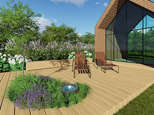 Taras, styl minimalistyczny - zdjęcie od Bloom - projektowanie ogrodów