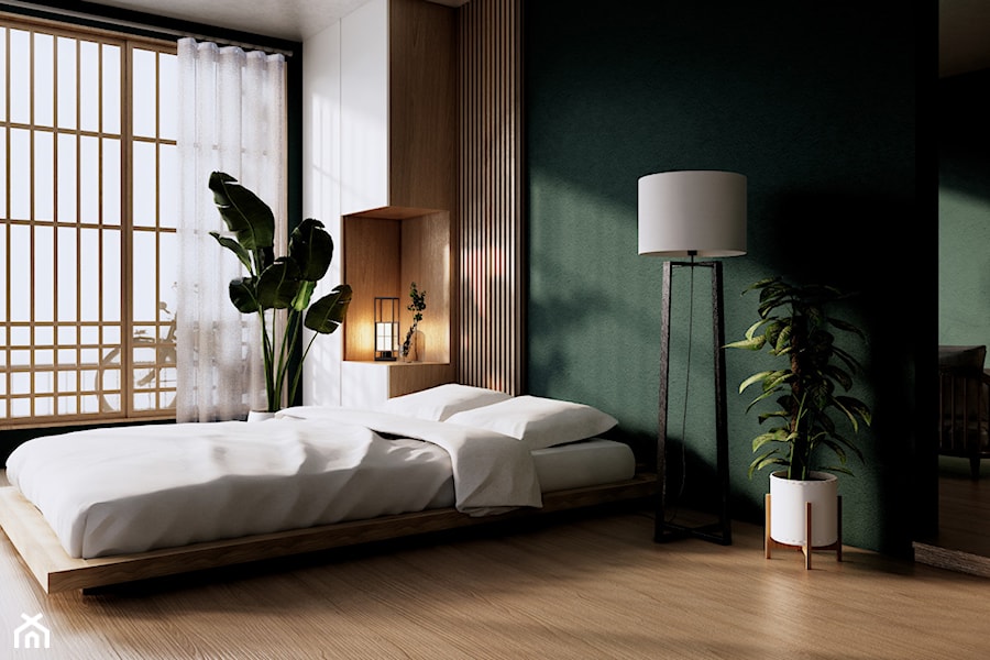 Aranżacja sypialni minimalistycznej - zdjęcie od mebi_pl