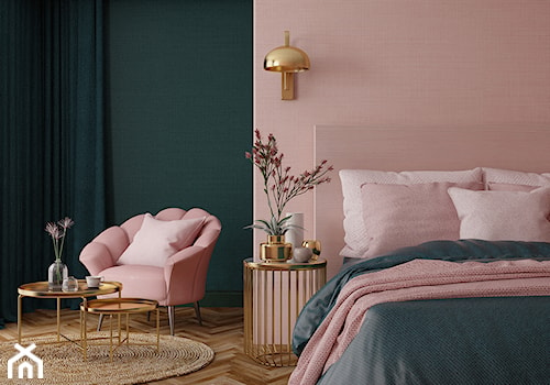 Aranżacja sypialni w stylu glamour - zdjęcie od mebi_pl