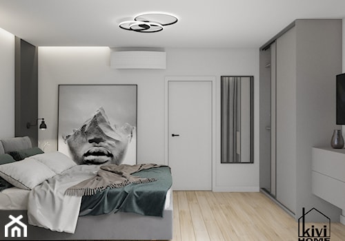 projekt sypialni z motywem księżyca - zdjęcie od Kivi Home - projektowanie wnętrz