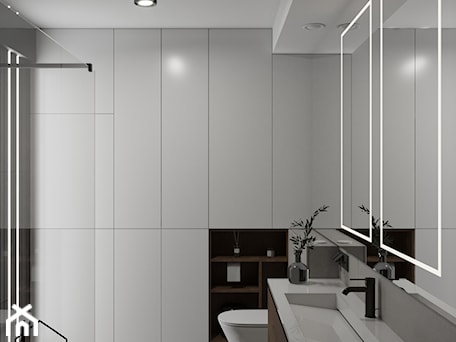 Aranżacje wnętrz - Łazienka: projekt łazienki - Kivi Home - projektowanie wnętrz. Przeglądaj, dodawaj i zapisuj najlepsze zdjęcia, pomysły i inspiracje designerskie. W bazie mamy już prawie milion fotografii!