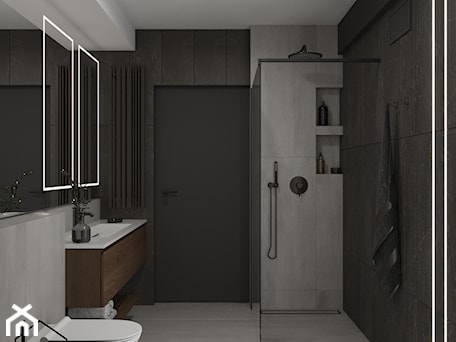 Aranżacje wnętrz - Łazienka: projekt łazienki - Kivi Home - projektowanie wnętrz. Przeglądaj, dodawaj i zapisuj najlepsze zdjęcia, pomysły i inspiracje designerskie. W bazie mamy już prawie milion fotografii!