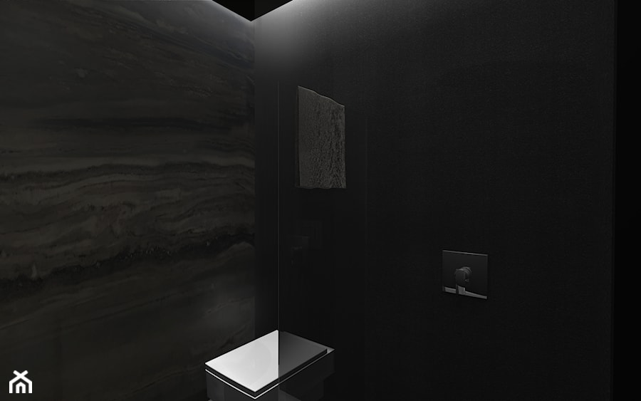 ciemna łazienka - zdjęcie od Ri interior architecture