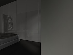 ciemna męska sypialnia - zdjęcie od Ri interior architecture