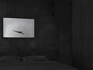 ciemna męska sypialnia - zdjęcie od Ri interior architecture