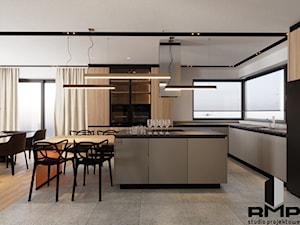 Minimalistyczny projektu domu - Kuchnia, styl minimalistyczny - zdjęcie od rmstudio