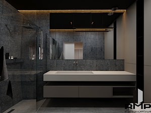 Minimalistyczny projektu domu - Łazienka, styl minimalistyczny - zdjęcie od rmstudio