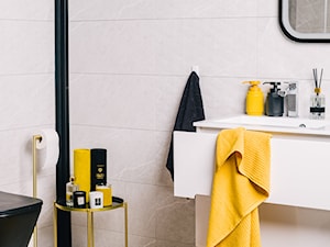 Żółto-czarna łazienka - zdjęcie od Homla