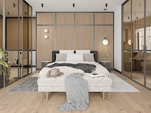 Apartament w Warszawie - Sypialnia, styl nowoczesny - zdjęcie od PUROSE