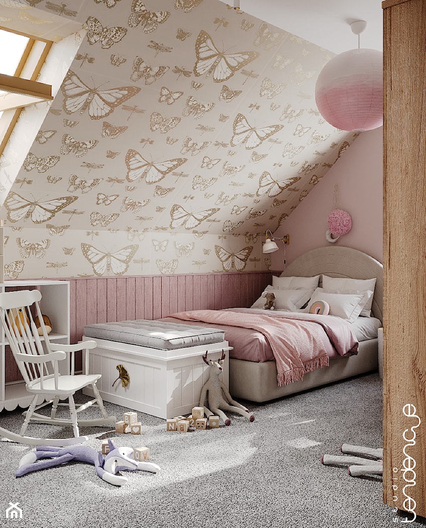 Sypialnia 4 letniej dziewczynki - zdjęcie od Tendencje - Homebook