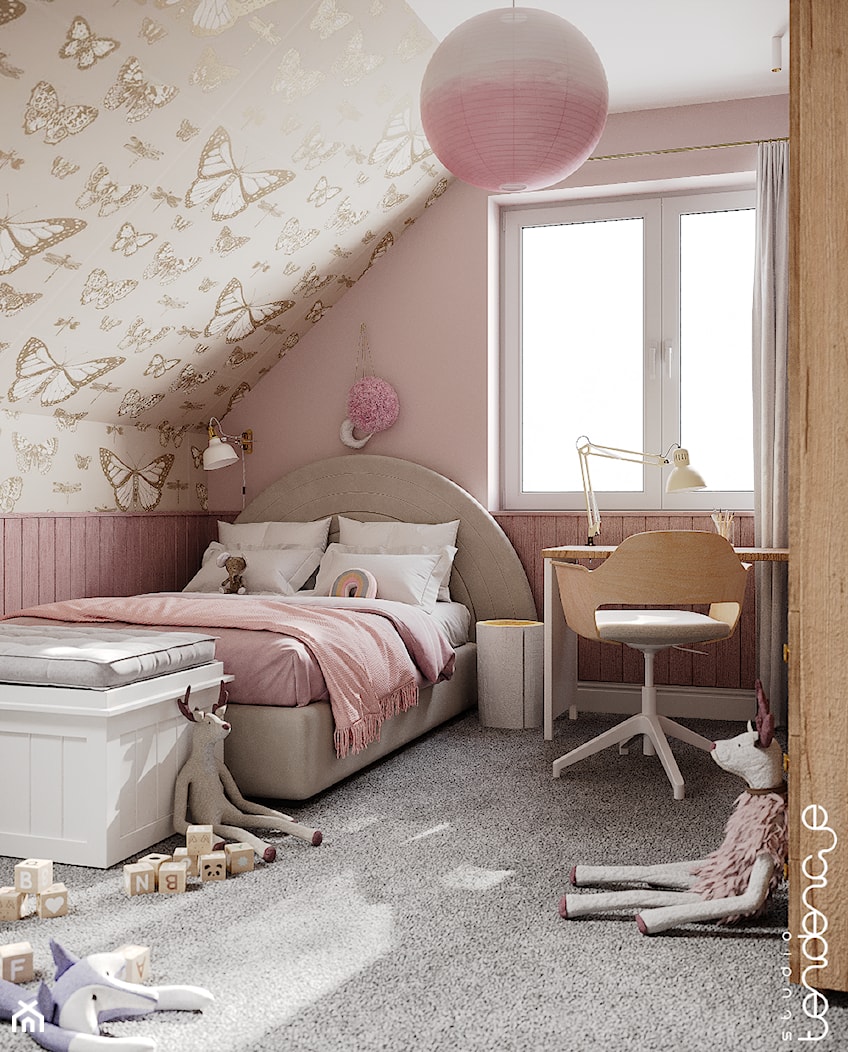 Sypialnia 4 letniej dziewczynki - zdjęcie od Tendencje - Homebook