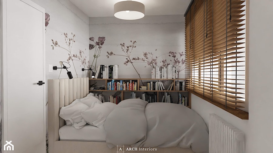 Mała sypialnia w wersji z lustrem - zdjęcie od ArchInteriors