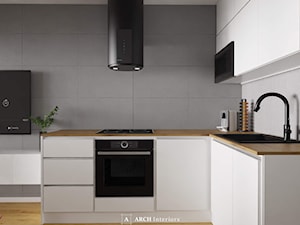 Małe, nowoczesne mieszkanie - Kuchnia, styl nowoczesny - zdjęcie od ArchInteriors