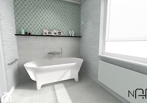 Minimalistyczna łazienka - Łazienka, styl minimalistyczny - zdjęcie od Niebanalne Aranżacje Przestrzeni Zamkniętych