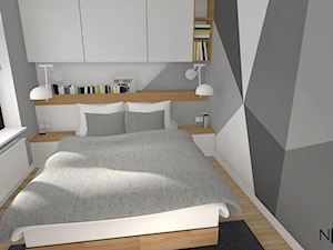 Sypialnia, styl nowoczesny - zdjęcie od Niebanalne Aranżacje Przestrzeni Zamkniętych