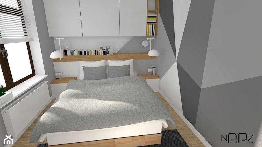 Sypialnia, styl nowoczesny - zdjęcie od Niebanalne Aranżacje Przestrzeni Zamkniętych