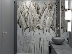Tapeta w kabinie prysznicowej - zdjęcie od HAZO.studio