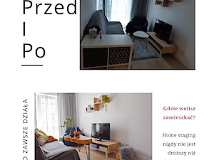 Home staging salonu w mieszkaniu na wynajem - zdjęcie od Wystój ma znaczenie Marzena Piotrowska