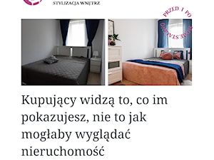 Home staging sypialni - zdjęcie od Wystój ma znaczenie Marzena Piotrowska
