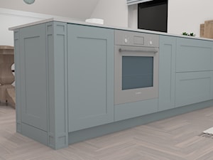 Błękitna kuchnia - Kuchnia - zdjęcie od InHouse-Design