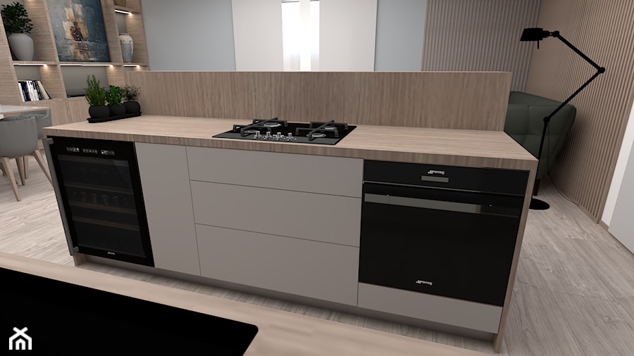 Apartament z obrazami - Kuchnia - zdjęcie od InHouse-Design