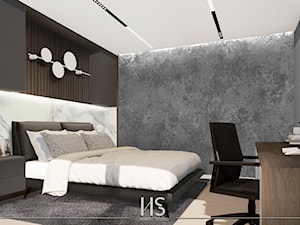 Nowoczesna sypialnia - zdjęcie od Honest Studio projektowanie wnętrz