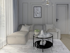 Salon w stylu glamour - zdjęcie od Honest Studio projektowanie wnętrz