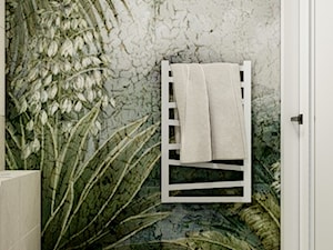 Łazienka w ciepłym ujęciu boho - zdjęcie od Honest Studio projektowanie wnętrz