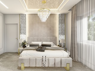Sypialnia w luksusowej rezydencji