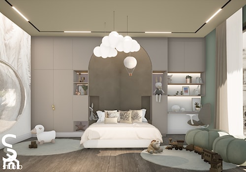 Bajkowa sypialnia dla małej księżniczki - zdjęcie od Honest Studio projektowanie wnętrz