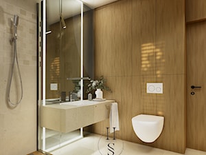 Łazienka przy sypialni - zdjęcie od Honest Studio projektowanie wnętrz