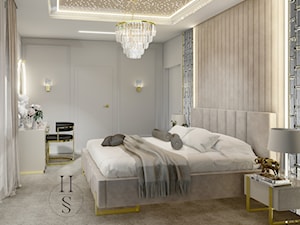 Sypialnia w stylu Glamour - zdjęcie od Honest Studio projektowanie wnętrz