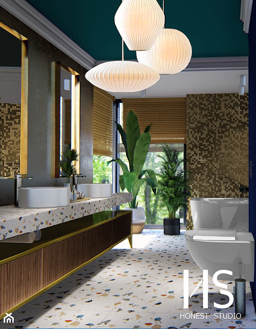 Łazienka z wolnostojącą wanną - zdjęcie od Honest Studio projektowanie wnętrz - Homebook