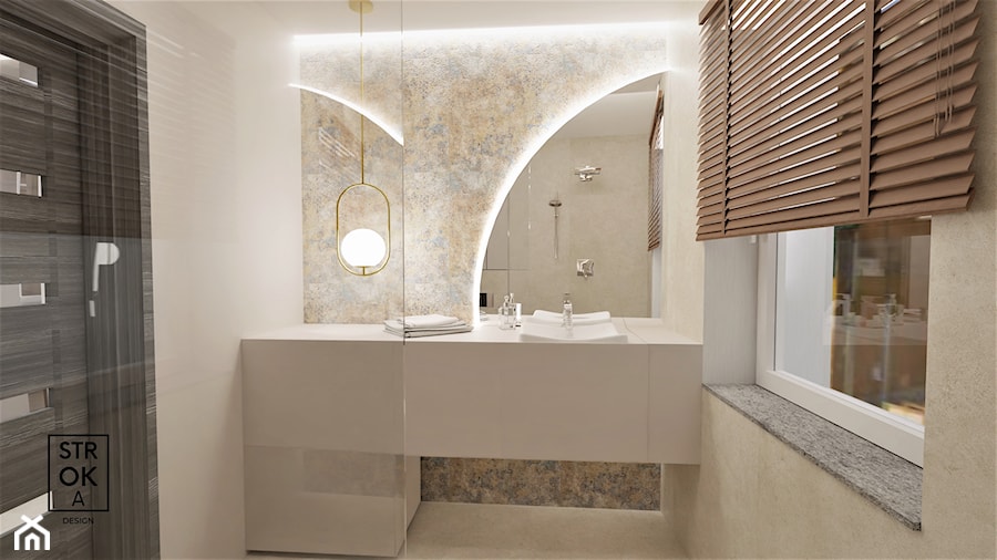 Projekt łazienki - zdjęcie od Stroka Design Architekt Wnętrz Projektowanie & Home Staging
