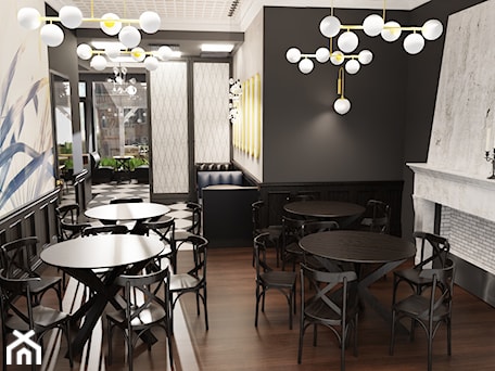 Aranżacje wnętrz - Wnętrza publiczne: Projekt Bistro/Restauracji - Stroka Design Architekt Wnętrz Projektowanie & Home Staging. Przeglądaj, dodawaj i zapisuj najlepsze zdjęcia, pomysły i inspiracje designerskie. W bazie mamy już prawie milion fotografii!