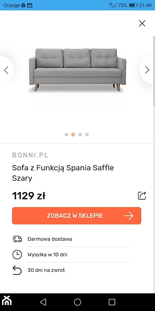 Sofa z funkcją spania - zdjęcie od tysonlora0311 - Homebook