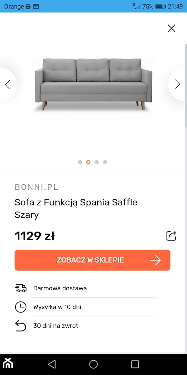 Sofa z funkcją spania - zdjęcie od tysonlora0311