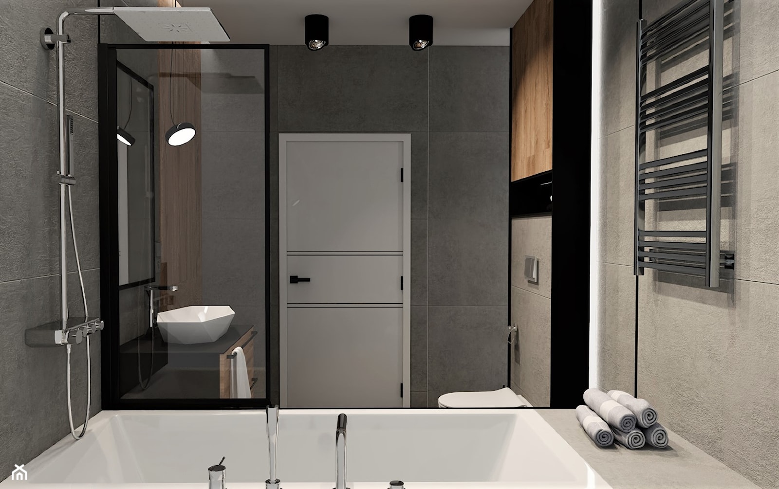 Mała nowoczesna łazienka - Łazienka, styl nowoczesny - zdjęcie od Projekt: Przytulne Miejsce - Homebook