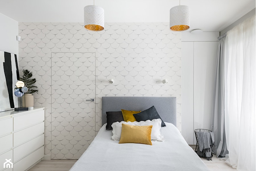 Biała sypialnia. - zdjęcie od Marta Kapłan Architekt