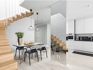 Salon z aneksem kuchennym. - zdjęcie od Marta Kapłan Architekt