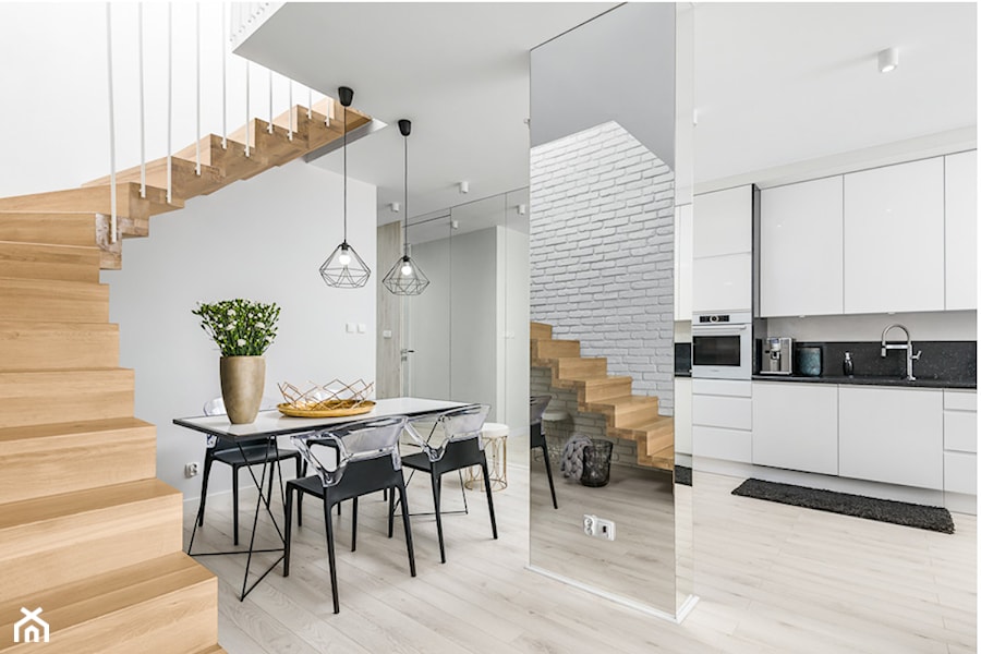 Salon z aneksem kuchennym. - zdjęcie od Marta Kapłan Architekt