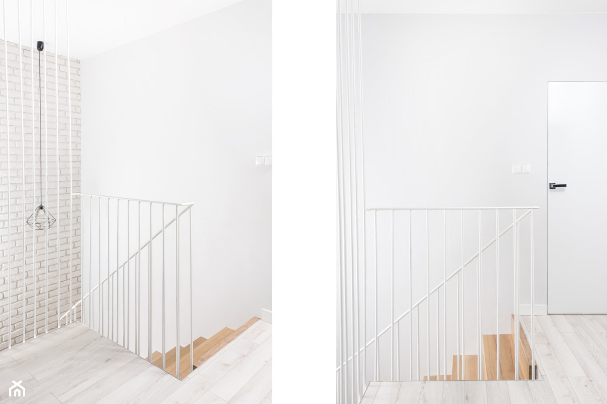 Schody w bieli. - zdjęcie od Marta Kapłan Architekt - Homebook