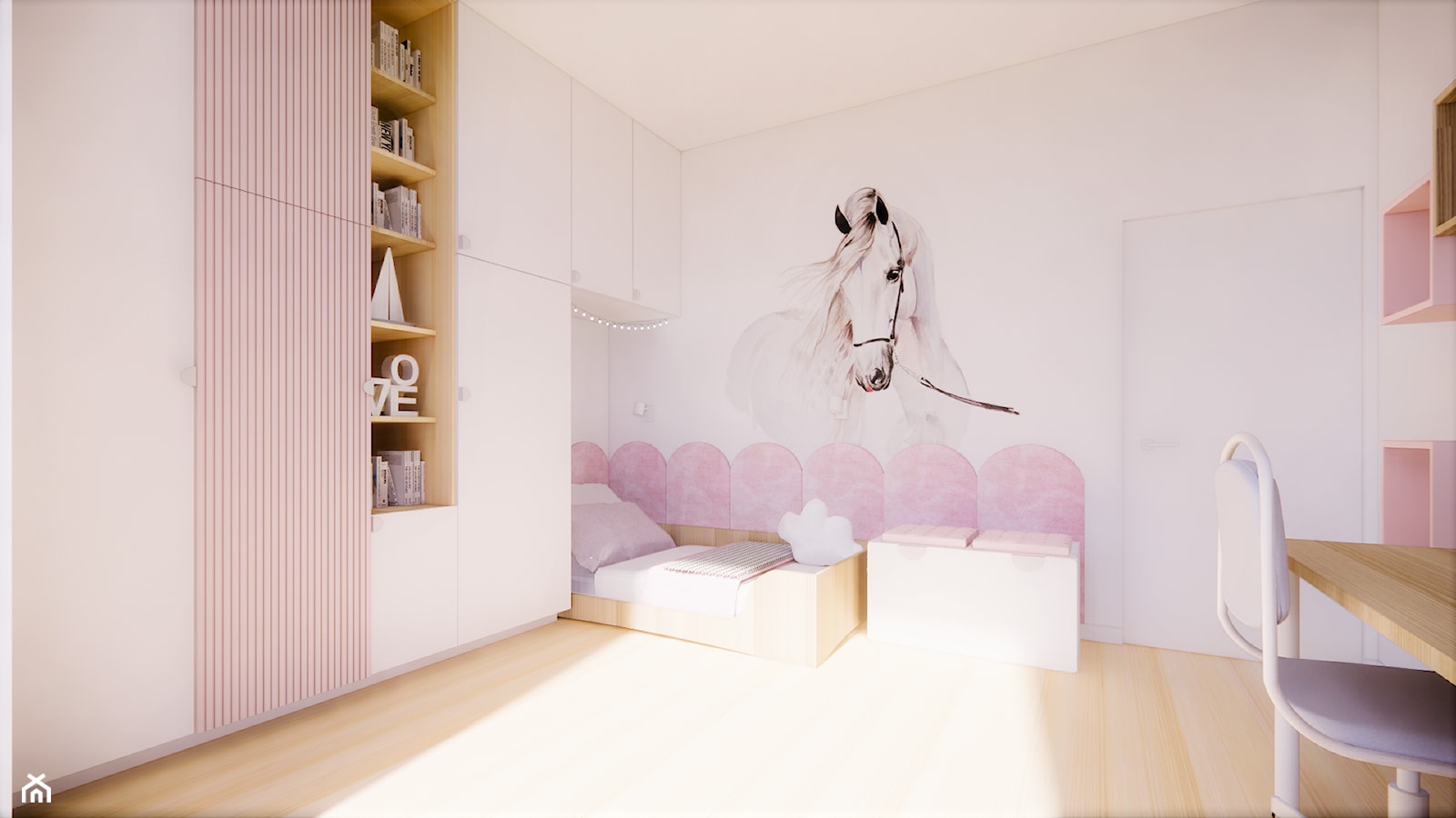 Pokój dla dziewczynki - zdjęcie od FOSETTI. Architektura wnętrz - Homebook