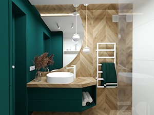 projekt łazienki - Łazienka, styl nowoczesny - zdjęcie od Z-ARCHITEKTEM architektura i wnętrza