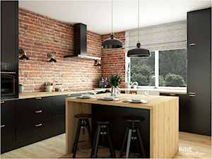 Ceglany sen - Kuchnia, styl industrialny - zdjęcie od Inne Wnętrza